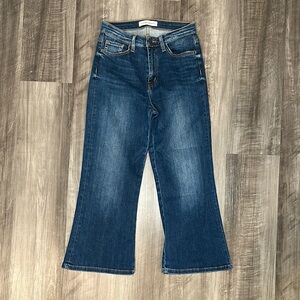Flying Monkey High Rise Capri Flare Jeans - 25